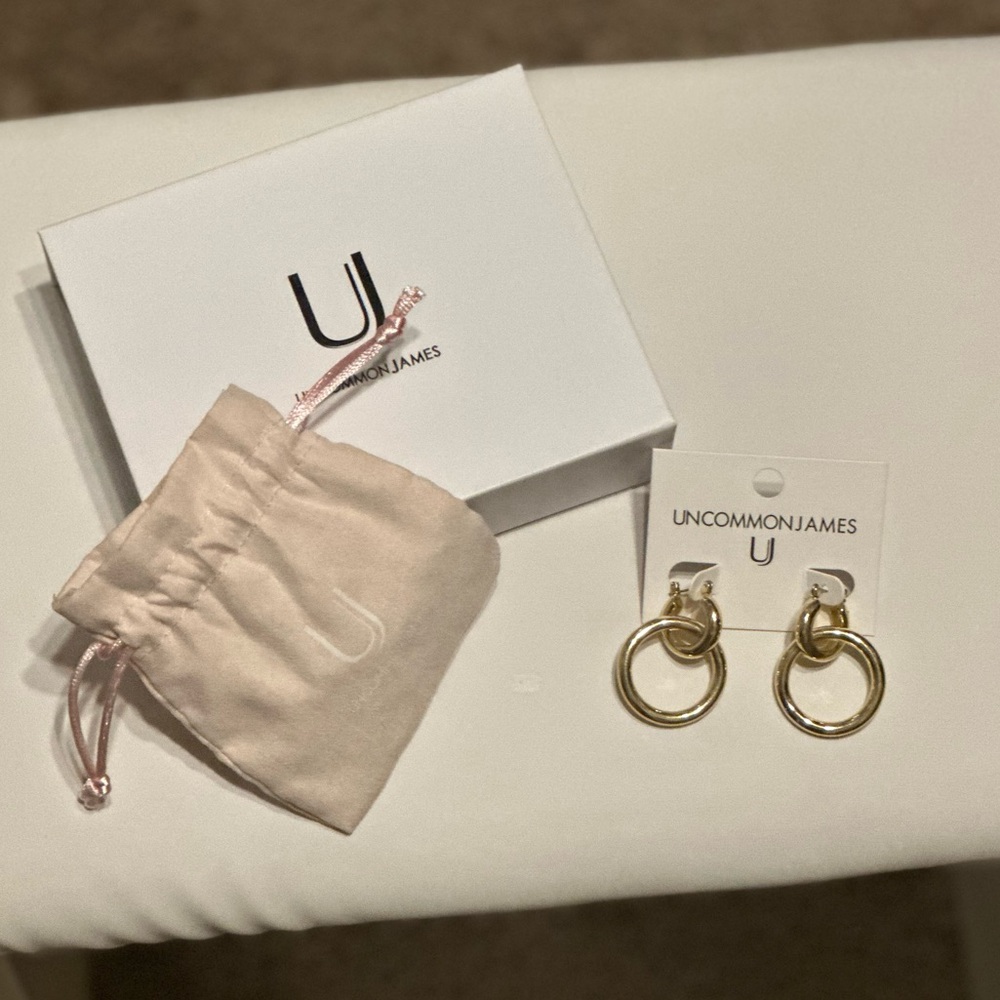 Uncommon James double hoop earrings